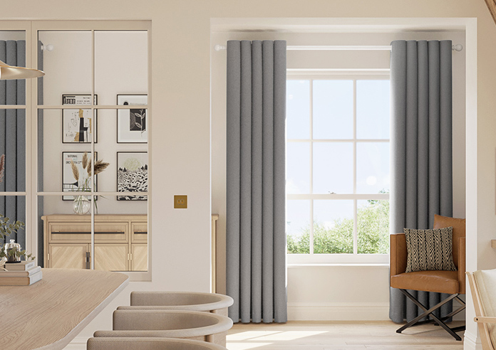 Lyra, Victoria Grey - Made to Measure Curtains - Image 3